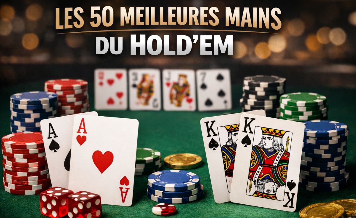 les 50 meilleures mains du hold'em